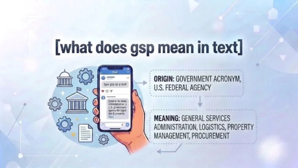 what does gsp mean in text