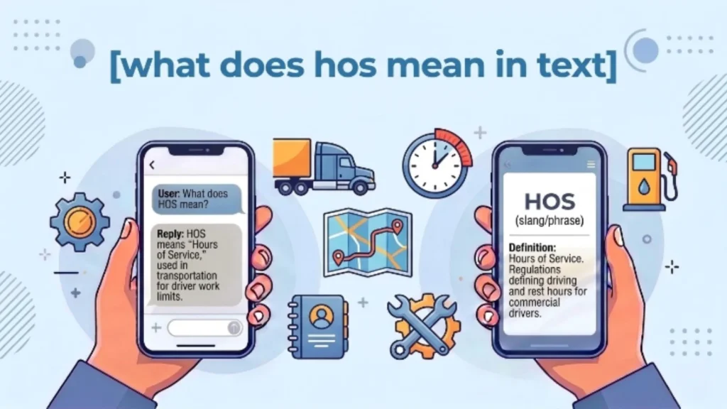 what does hos mean in text