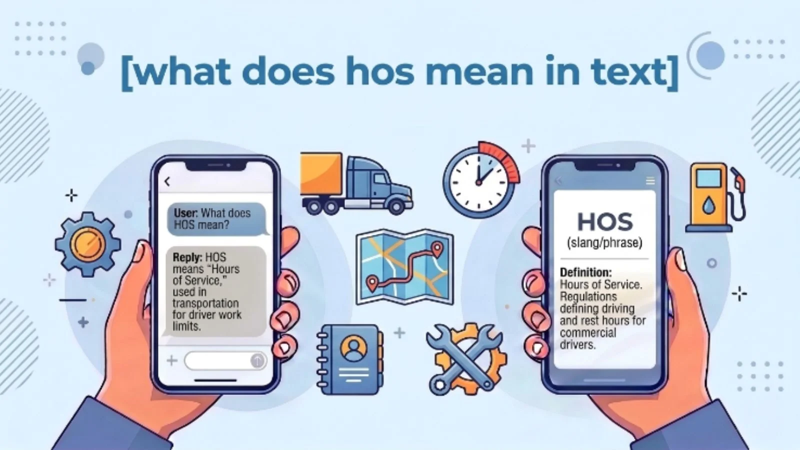what does hos mean in text