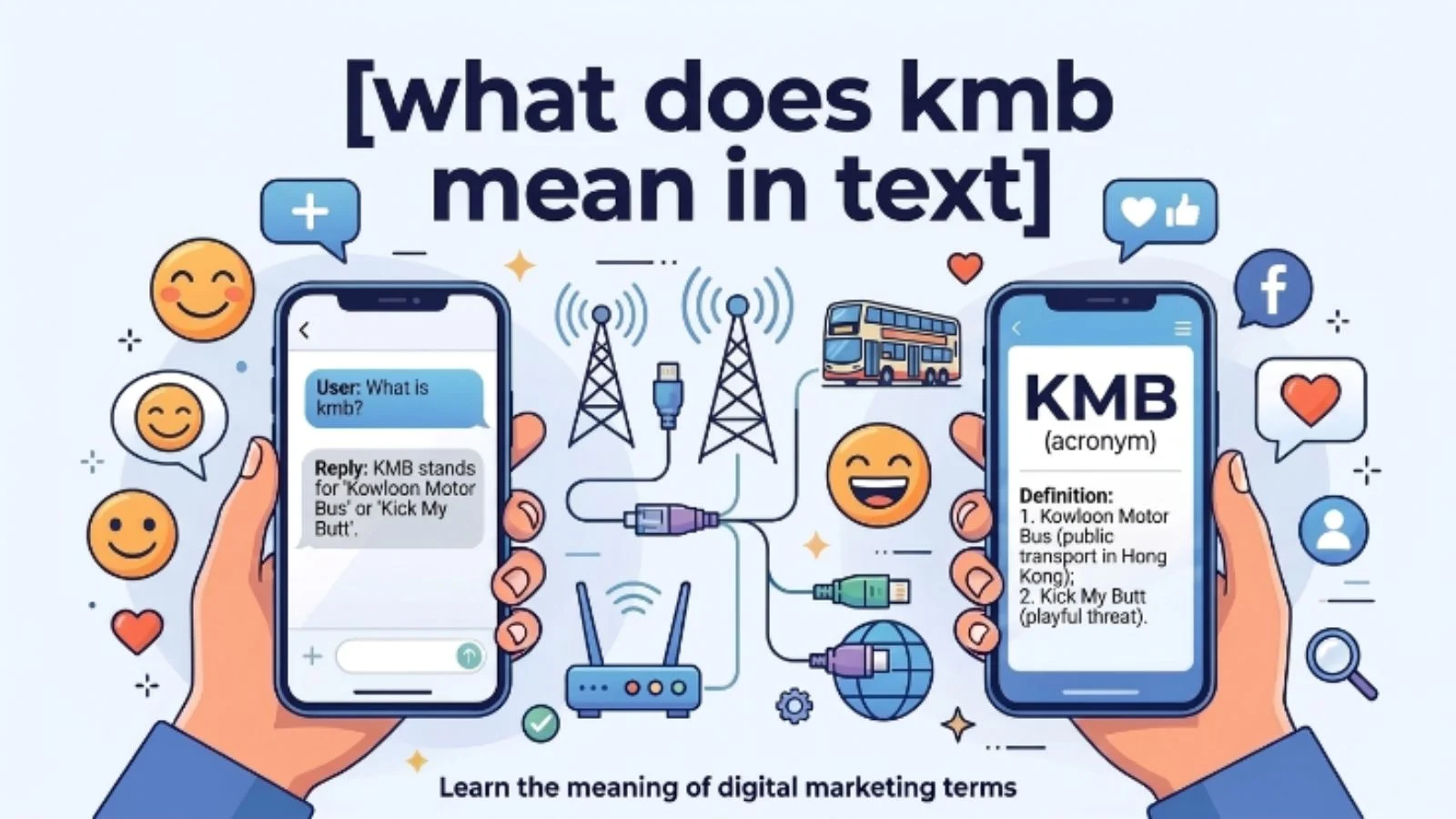 what does kmb mean in text