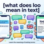 what does loo mean in text