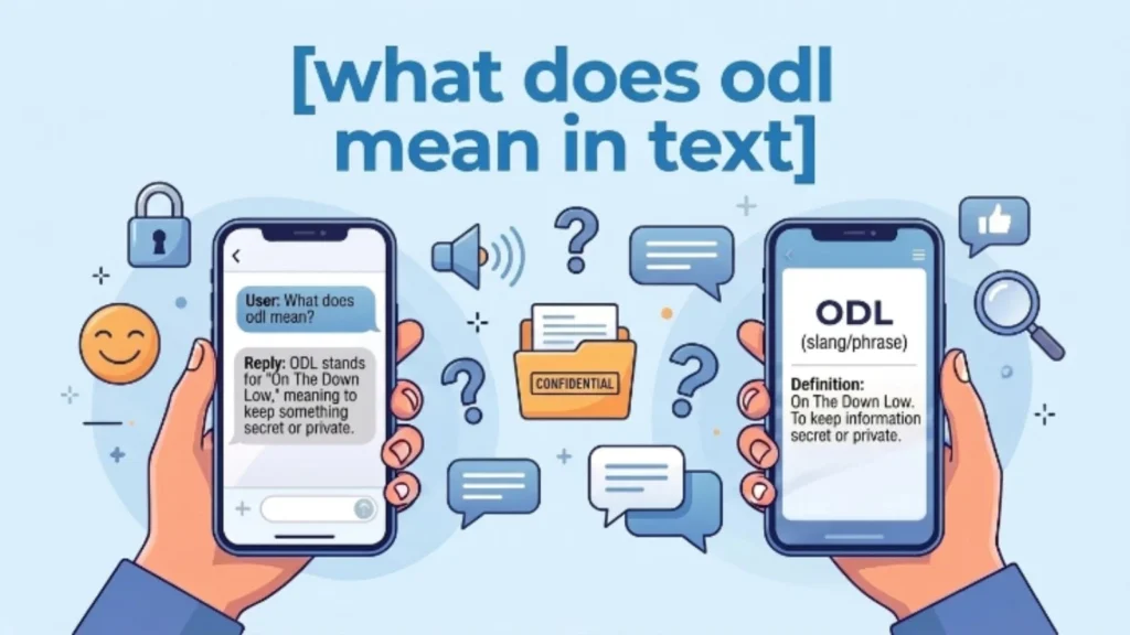 what does odl mean in text