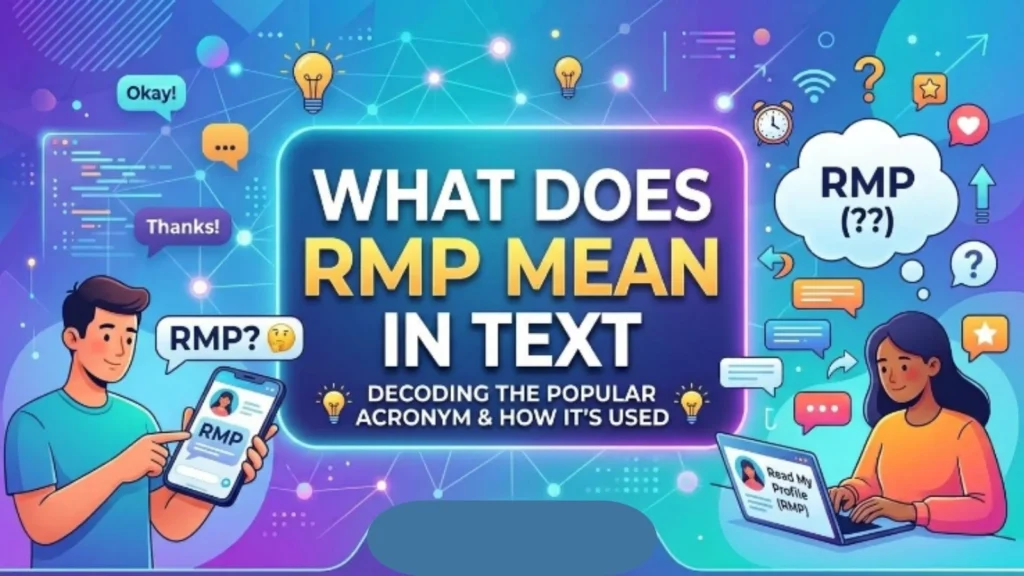 what does rmp mean in text