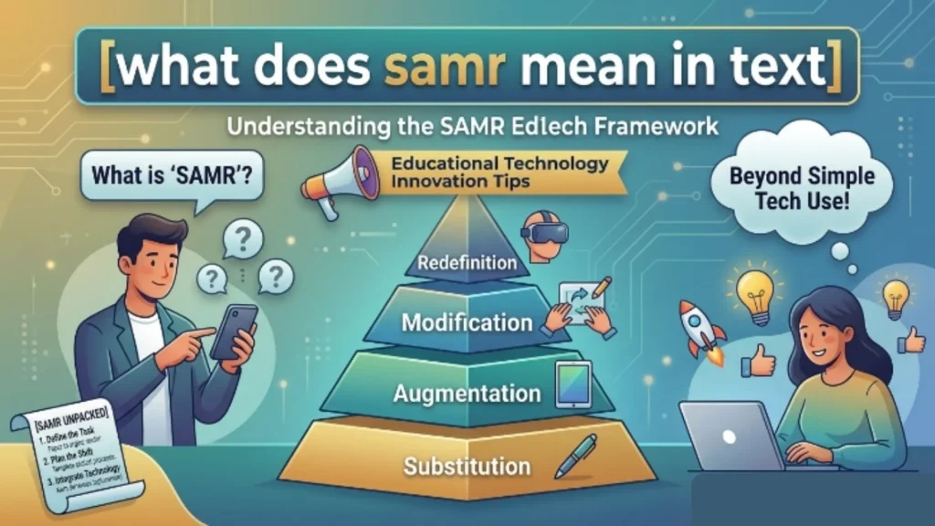 what does samr mean in text