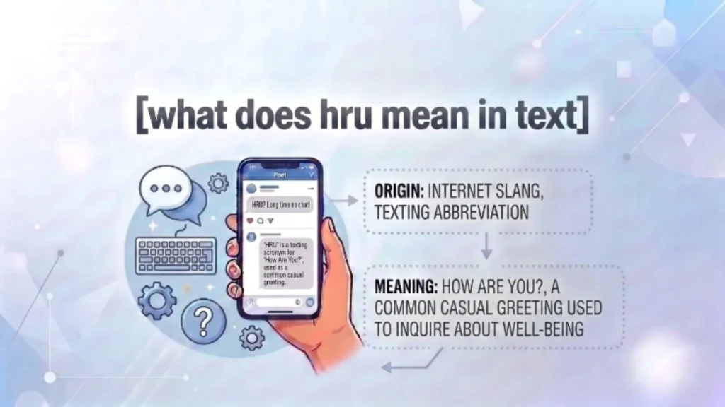 what dose hru mean in text