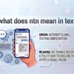 what ntn mean in text