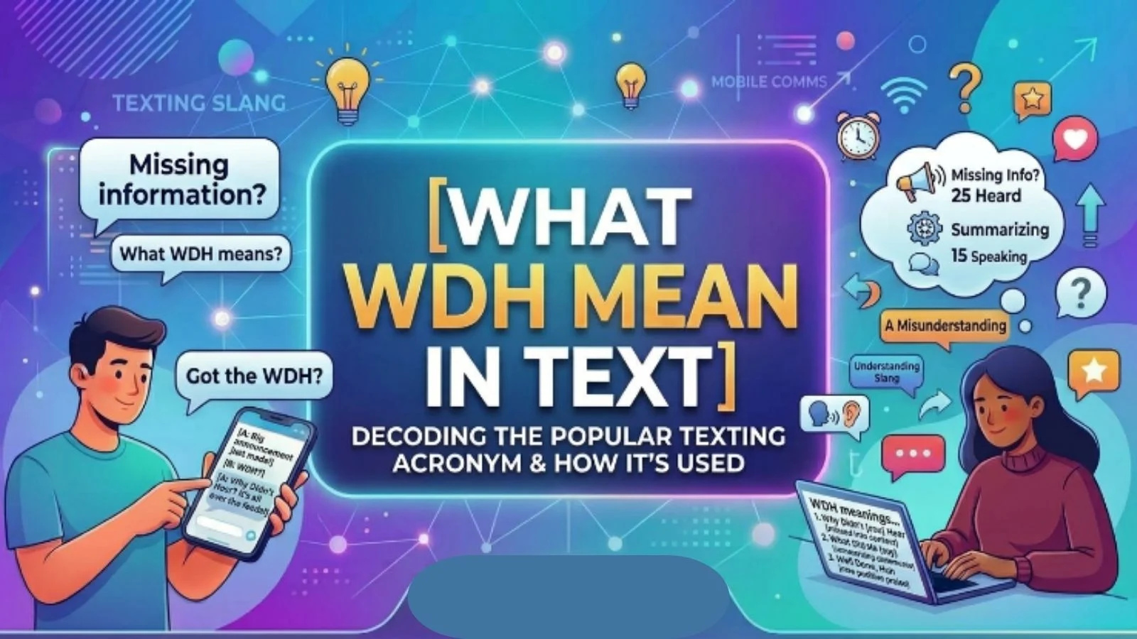 what wdh mean in text